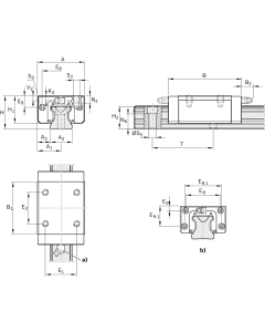 Patim de Esferas Rexroth KWC-055-SNS-C1-N-2 | R162251410